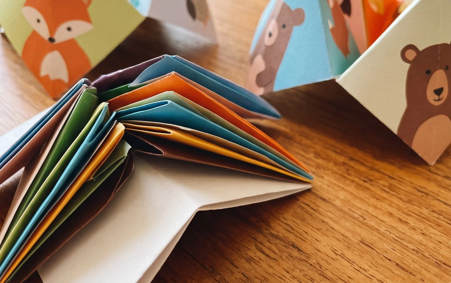 Forest Animals Cootie Catchers - Origami for Kids - Easy Peasy and Fun