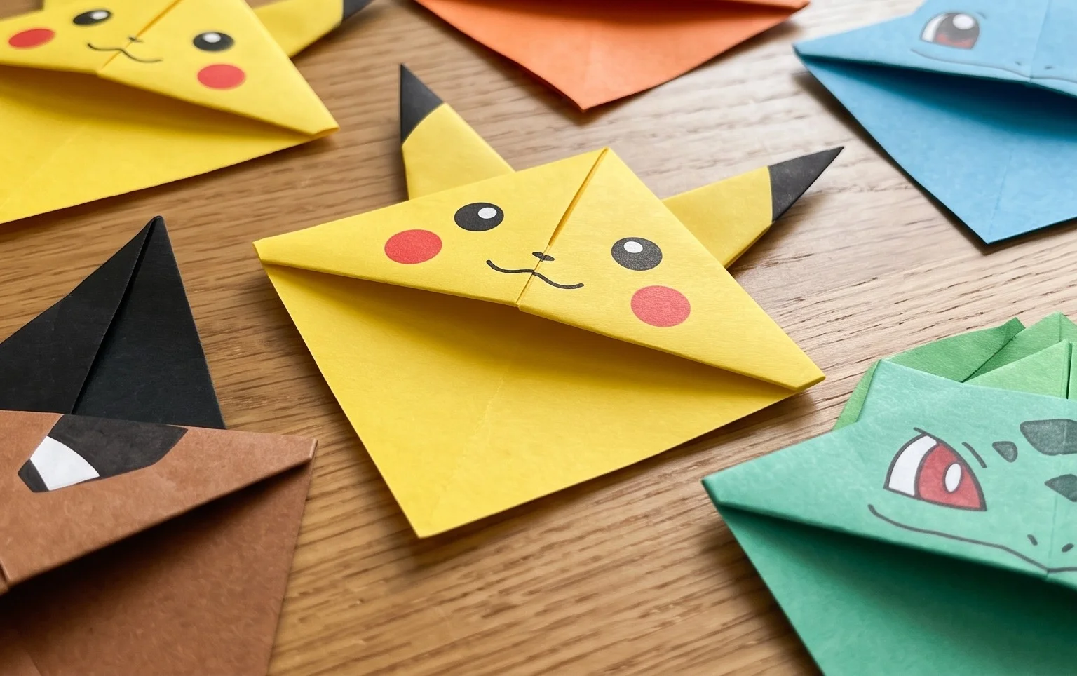 Activité manuelle Pokémon avec les marque-pages rigolos
