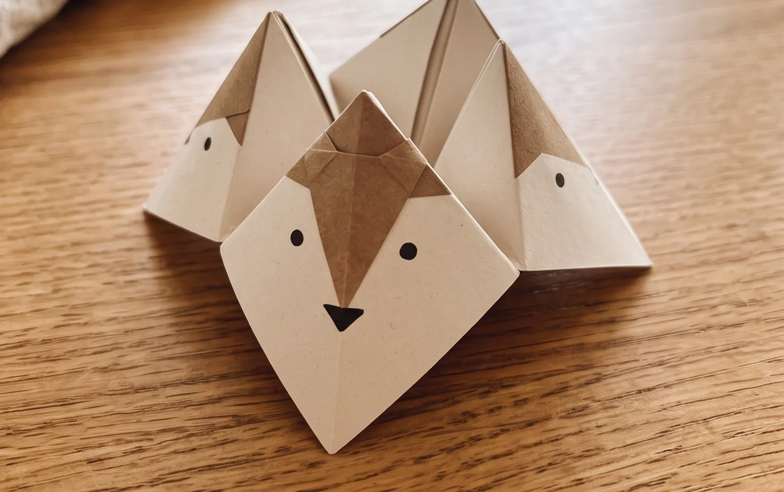 Forest Animals Cootie Catchers - Origami for Kids - Easy Peasy and Fun